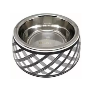 Basil Round Stainless Steel Pet Bowl