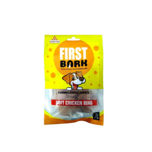First Bark Soft Chicken Ring 70 Gm