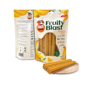 First Bark Fruity Blast Dog Treat Banana Twist 225gm