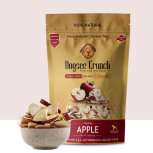 Dogsee Crunch Apple: Freeze-Dried Apple Dog Treats 30gm