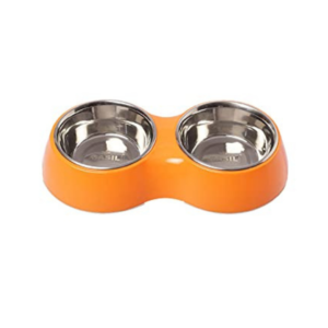 Basil Double Melamine Bowl Dinner Set – Orange