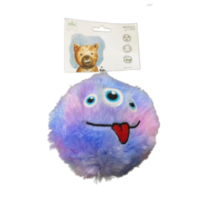 Basil Smiley Face Plush Dog Toy