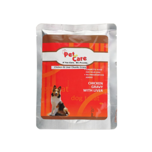 Pet en Care Chicken & Liver Chunks Gravy 100 grams