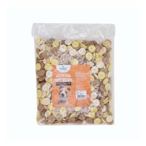 Basil Biscuits 900gm Puppy Non-Veg Round