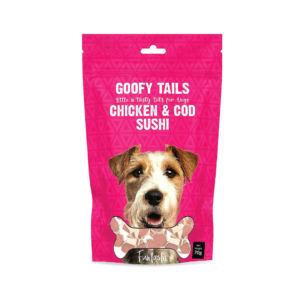 Goofy Tails Chicken & COD Sushi Treats for Dogs and Puppies - 70 Grams