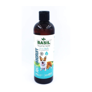 Basil Pet Shampoo (500ml, Anti Dandruff Anti Itch Shampoo)