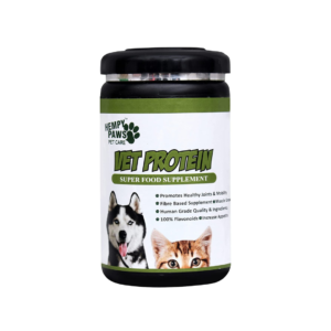 Hempypaws Growth Food Supplement for Dog/Cat/Pet - Super Food and Rich in Fiber, Omega 3, Shedding Control, 40% Clean Protein Powder Blend - 500gm
