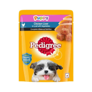 Pedigree Chicken Liver in Loaf with Vegetables Puppy Wet Food 70gm