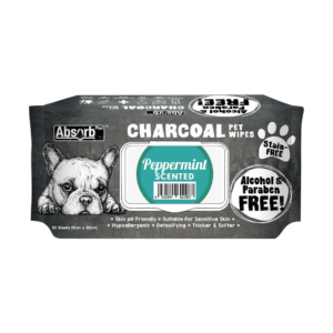 Absorb Plus Charcoal Wet Wipes for Dogs & Cats 80pc
