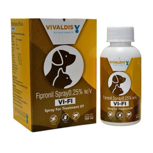 VI-FI 100ml Solution for Acute Fleas, Ticks and Chewing lice infestation