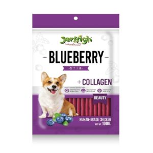Jerhigh Blueberry Stix Dog Treats Jerhigh Blueberry Stix – Puppies and Adult Dog Treats 100gm