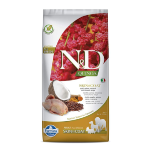 Farmina Dry Dog Food Grain Free Quinoa Skin & Coat Quail Adult