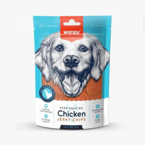 Wanpy Oven Roasted Chicken Jerky Chips – Dog Treats 100gm