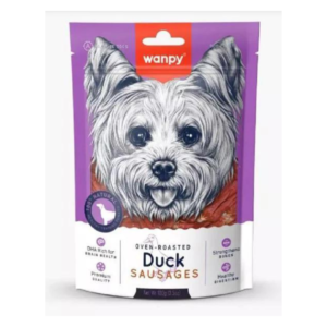 Wanpy Oven Roasted Duck Sausages – Dog Treats 100gm