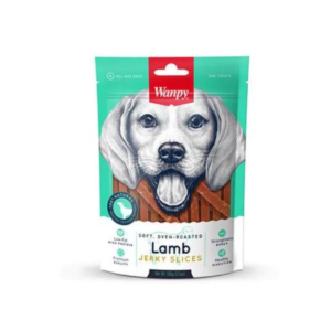 Wanpy Soft Oven Roasted Lamb Jerky Slices – Dog Treats 100g
