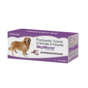 SkyEc SKYWORM Deworming Tablets for Dogs 2 Tablets
