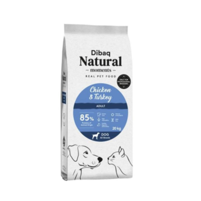 Dibaq Natural Breeder Chicken & Turkey Adult Dog Food for All breedes