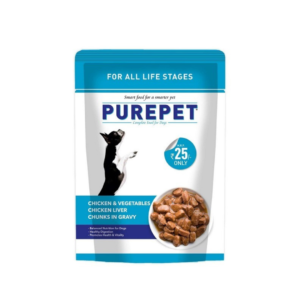 Purepet Dog Chicken & Veg Chunks In Gravy 70Gm