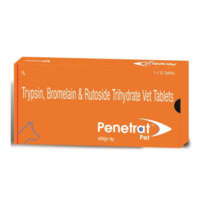 TTK Penetrat Pet Trypsin Bromelain Rutoside Tablets 10 Tab