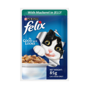 Purina Felix Mackerel with Jelly Adult Cat Wet Food 85gm
