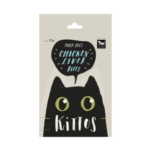 Kittos Purr-Fect Chicken Liver Bites Cat Treat 35gm