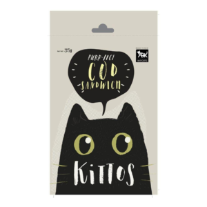 Kittos Purr-Fect Cod Sandwich Cat Treat 35gm