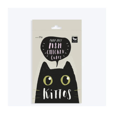 Kittos Fish Chicken Cubes Cat Treats - 35 g
