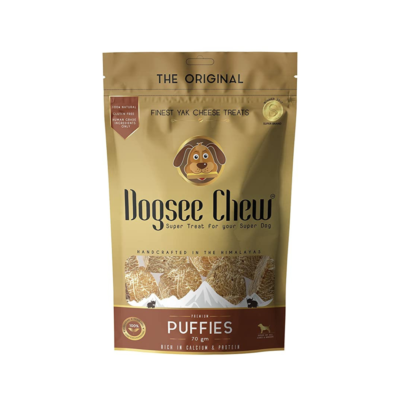 Dogsee Chew Puffies Dog Treat (70 gm)