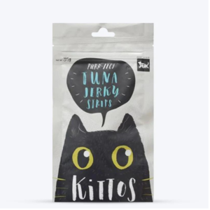 Kittos Purr-Fect Tuna Jerky Strips Cat Treats - 35 g