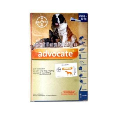 Bayer Advocate 4ml for 25-40kg Dog Supplement
