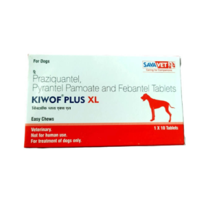 Savavet Kiwof Plus XL Dewormer for large dogs, 10 tabs