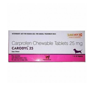Savavet Carodyl 25mg 10 Tablets For Dogs