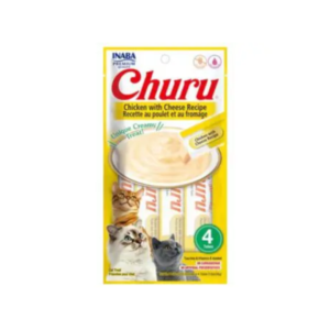 Inaba Churu Chicken With Cheese Recipe Cat Treats, 56 gm
