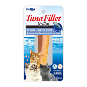 Inaba Grilled Tuna Fillet in tuna Broth Treat For Cats 15g