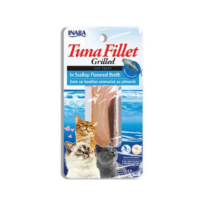 Inaba Grilled Tuna Fillet in Scallop Broth Treat For Cats 15g