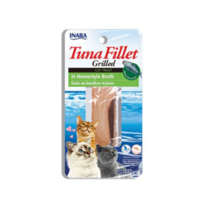 Inaba Grilled Tuna Fillet in Homestyle Broth Treat For Cats 15g