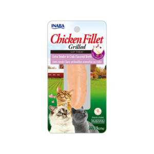 Inaba Grilled Chicken Fillet Extra Tender in Crab Flavored Broth Treat For Cat 25g