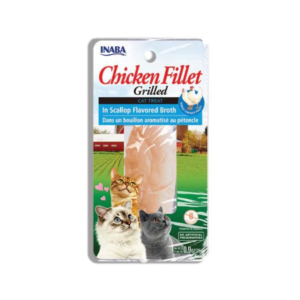 Inaba Grilled Chicken Fillet in Scallop Broth Treat For Cats 25g