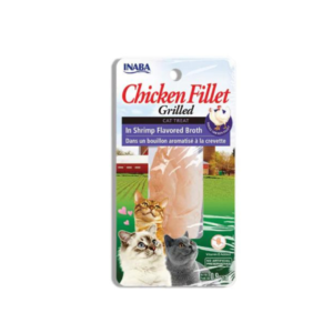 Inaba Grilled Chicken Fillet in Shrimp Broth Treat For Cats 25g