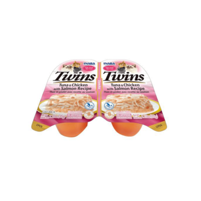Inaba Twins Tuna And Chicken With Salmon Recipe 70gm
