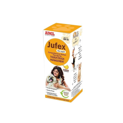 AIMIL Jufex Pet Liquid Tough Cough Management for Dogs & Cats 100ml