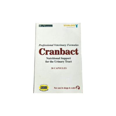Vivaldis Cranbact 30tabs for dogs & cats