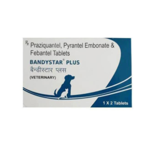 Mankind Bandystar Plus Dewormer for dogs, 2 Tabs