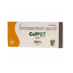 Intas Cefpet 100mg for dog & cats (10 tabs)