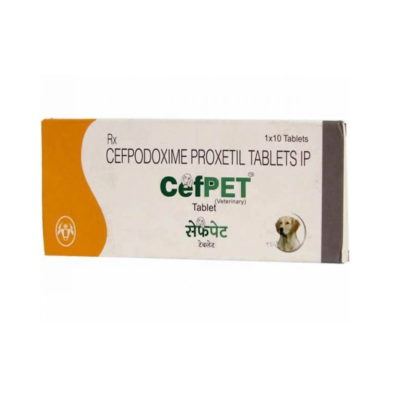 Intas Cefpet 100mg for dog & cats (10 tabs)