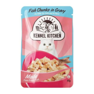 Kennel Kitchen Fish Chunks In Gravy Wet Dog Food – 80 g