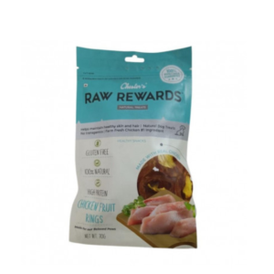 Chester's Raw Rewards Chicken Fruit Rings 70 gm