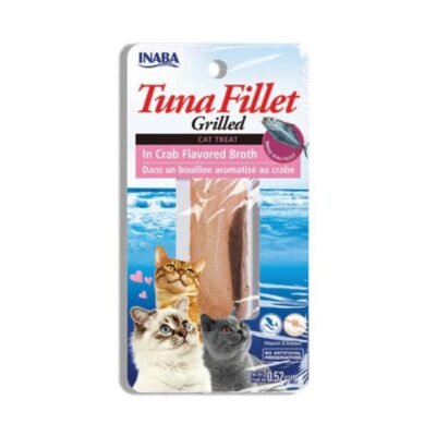 Inaba Grilled Tuna Fillet in Crab Broth Treat For Cats 15g
