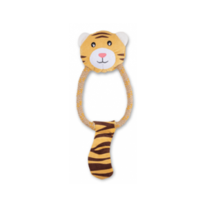 Beco Dual Material Tiger - Hemp Rope Toy
