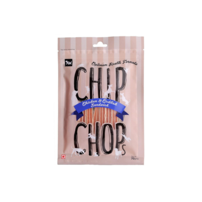 Chip Chops Chicken & Codfish Sandwich, Dog Treat, 70g,